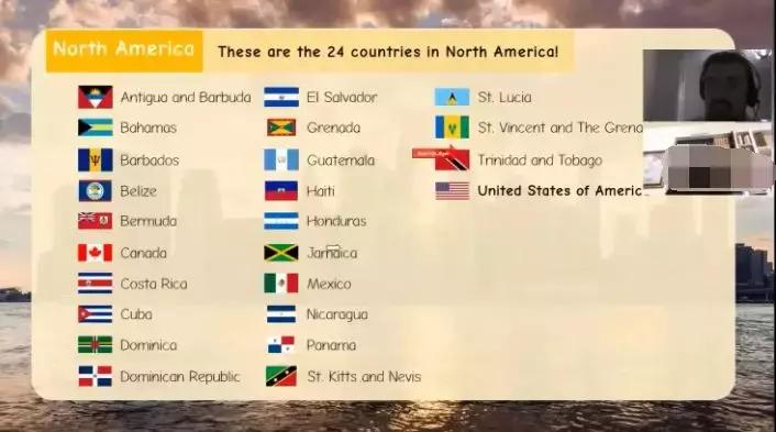 英伦云小学地理课程《Continents》了解地球上的陆地