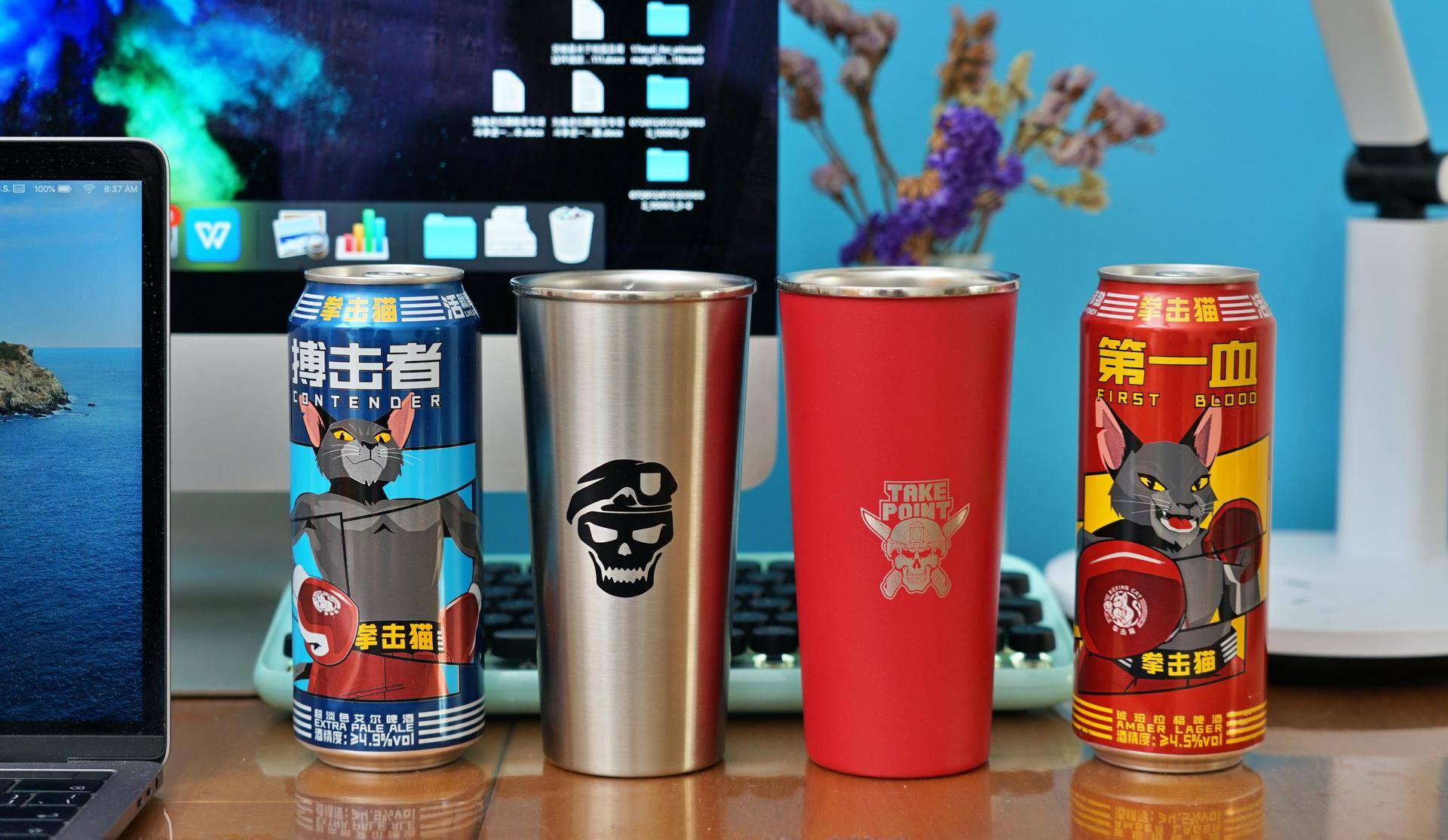 最适合夏天的水杯颜值超高,办公室高端又大气水杯