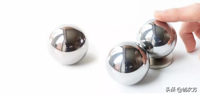 生活需要玩个球？钕磁铁片，搭配金属钢球，N种组合方式舒缓压力