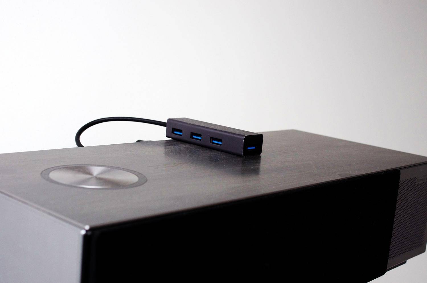 改造投影仪之加装毕亚兹USB3.0一拖四HUB