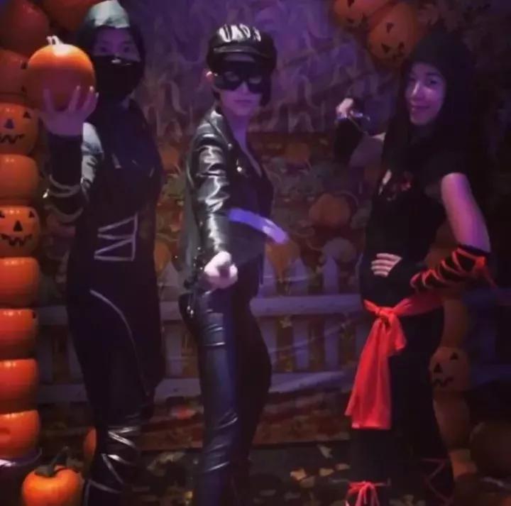 昆凌万圣节秀恩爱视频,昆凌万圣节合体