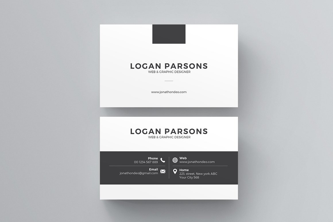 商务名片设计简单英语,商务大气名片设计