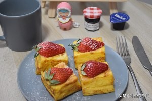 草莓味西多士,零难度的港味西多士