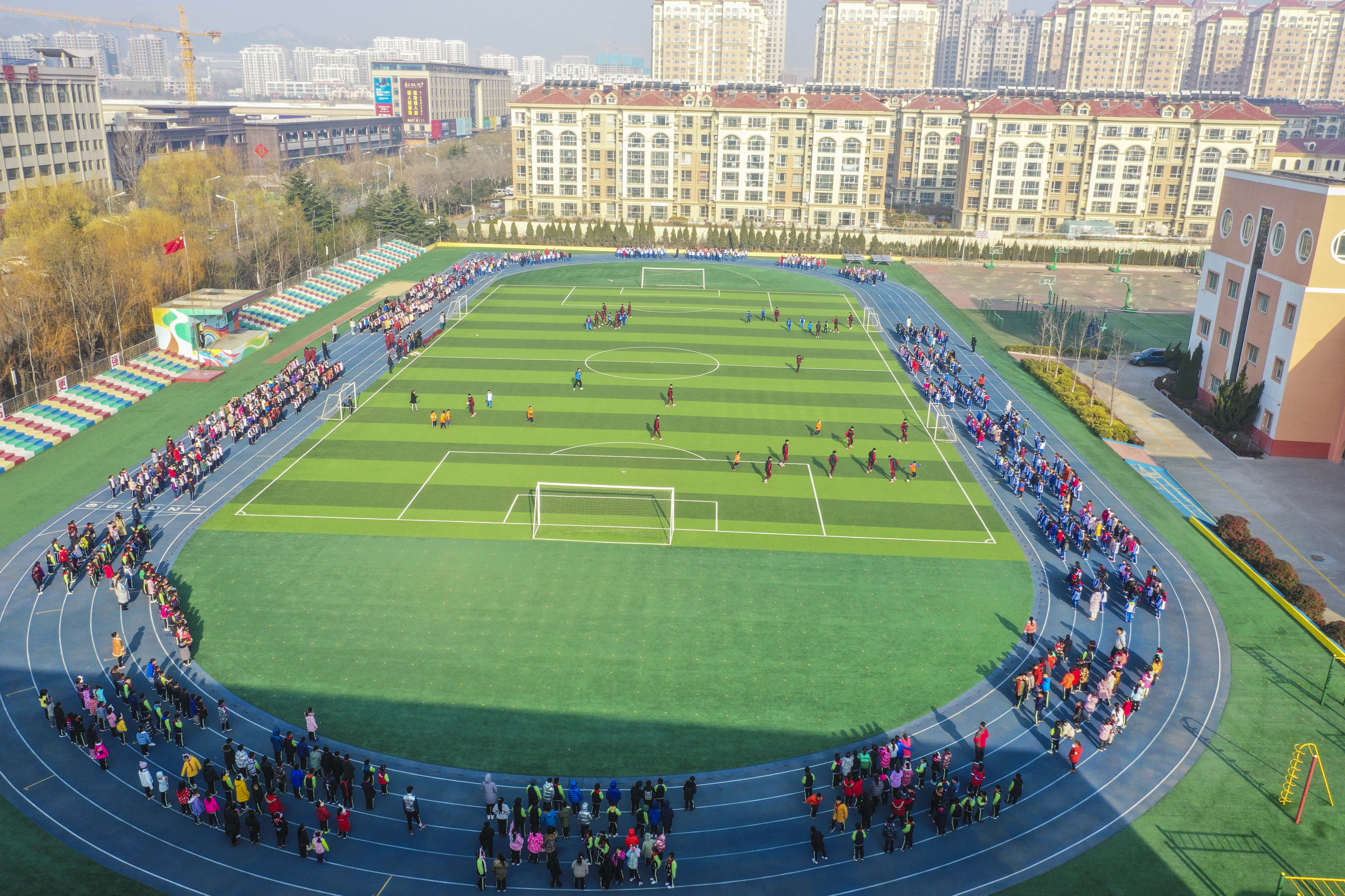 五人制U20国家队青岛集训，送足球文化进校园，公益助力足球梦