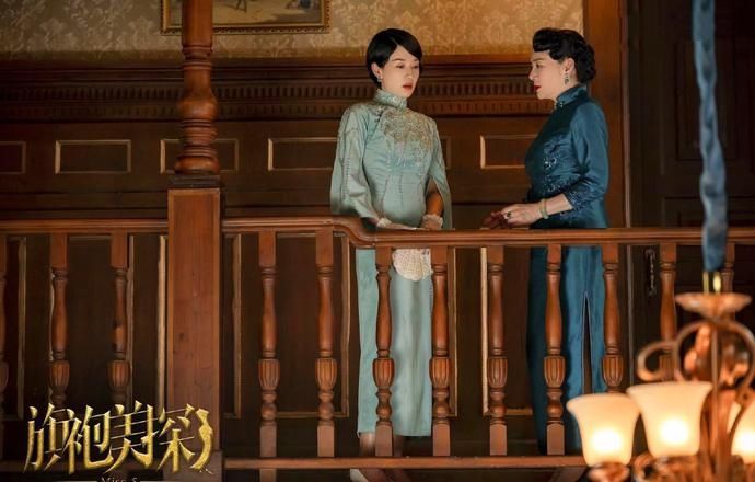 马伊琍的新剧造型,马伊琍新剧旗袍美探