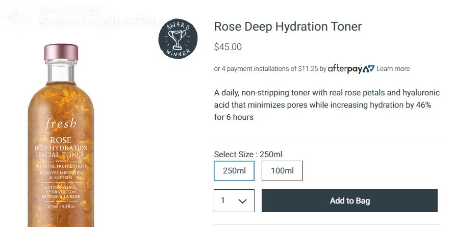 保湿补水护肤必备,玫瑰补水保湿纯露推荐