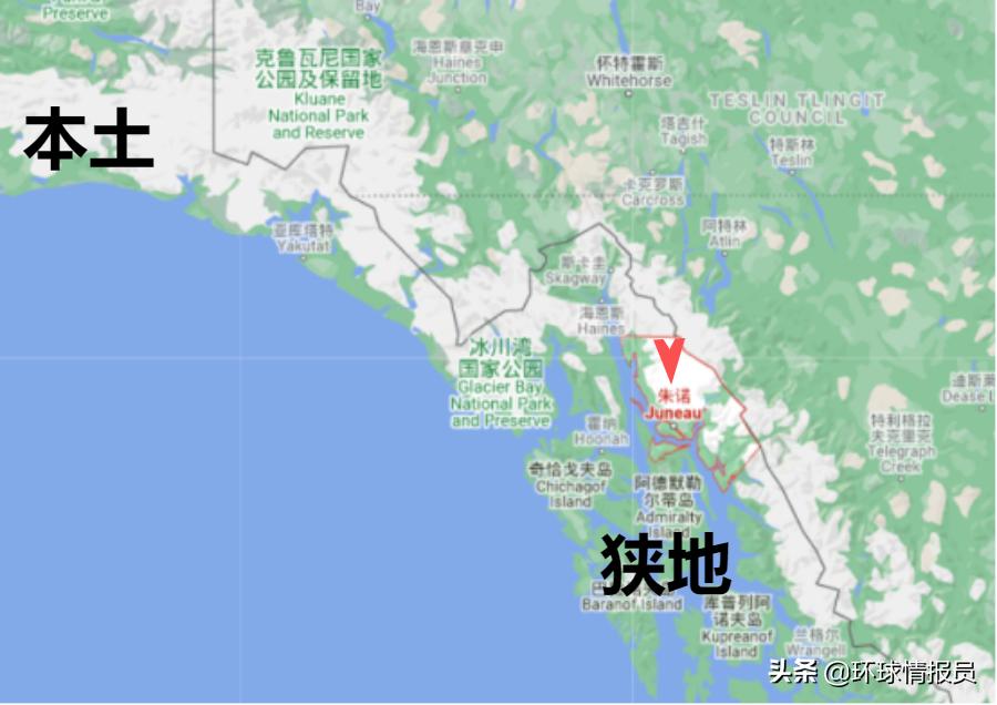 美国阿拉斯加州首府是哪个城市,美国阿拉斯加州属于飞地吗