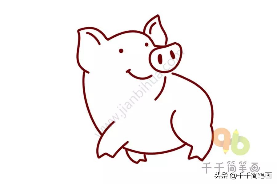 几笔画一个小狗,几笔画出一只猫