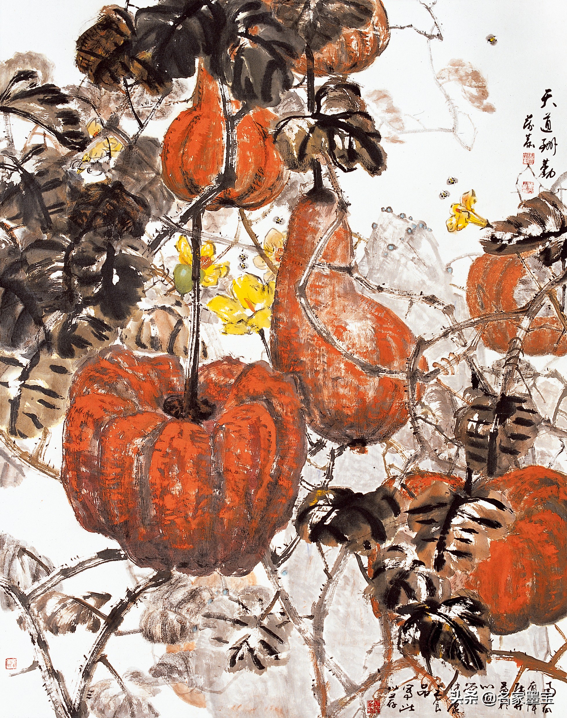 四川画家刘德扬写意花鸟作品欣赏,画家刘庚写意花鸟画作品欣赏图文