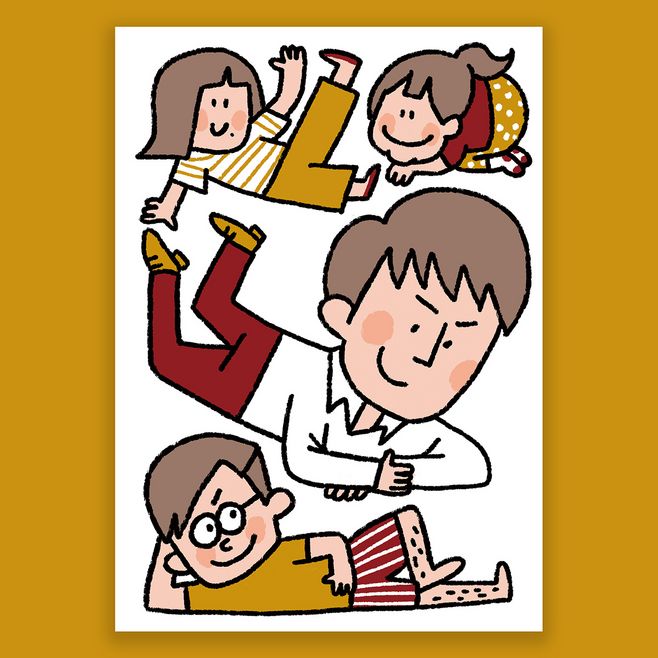 超可爱的手绘简笔画,简单的Q版简笔人物绘画