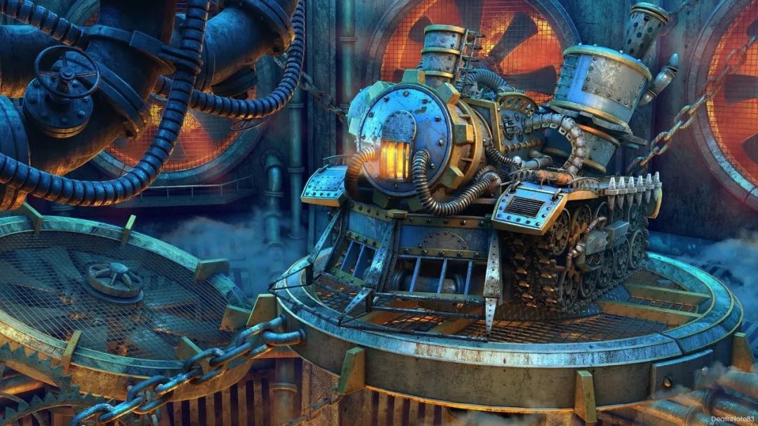 蒸汽朋克风创意美术,蒸汽朋克幻想风格