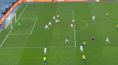 巴西队被淘汰热苏斯,巴西热苏斯推射破门