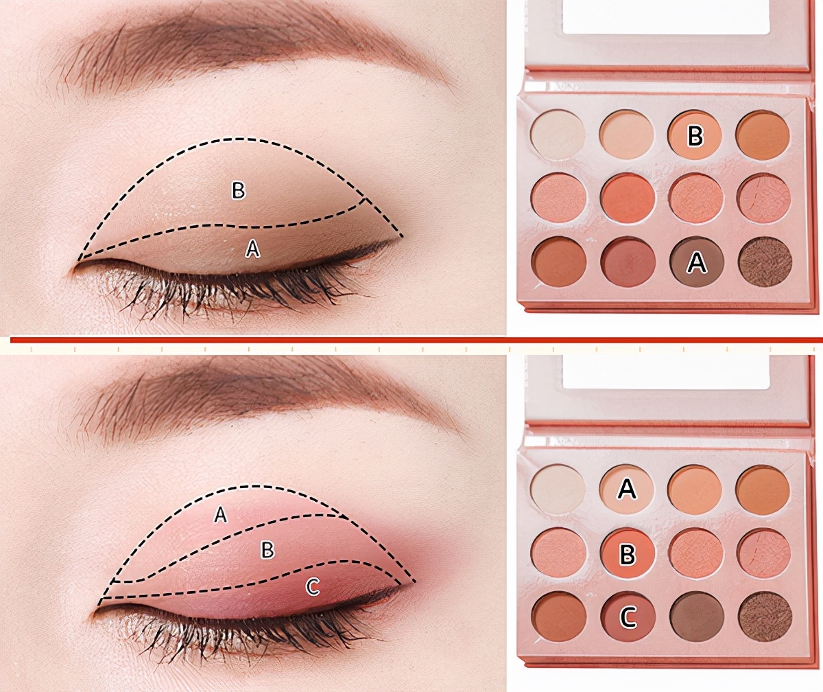 新手眼妆入门教程无工具,眼妆的正确画法和步骤