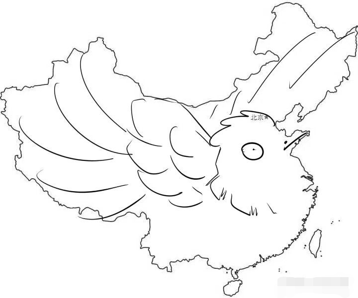 祖国地图像雄鸡,地图上祖国的形状像什么