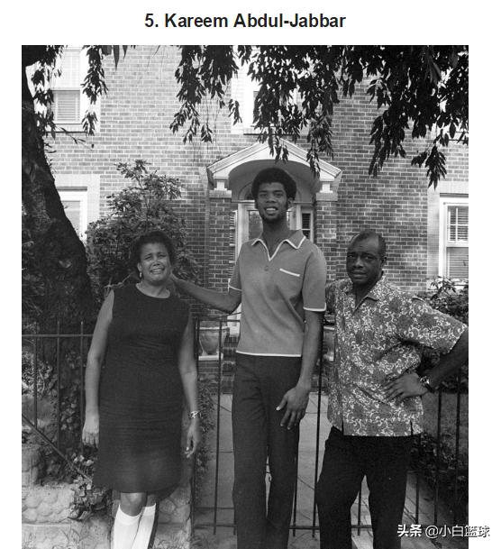 美媒统计比父母高太多的球员，博班比父亲高46cm，鲨鱼父亲1.85米