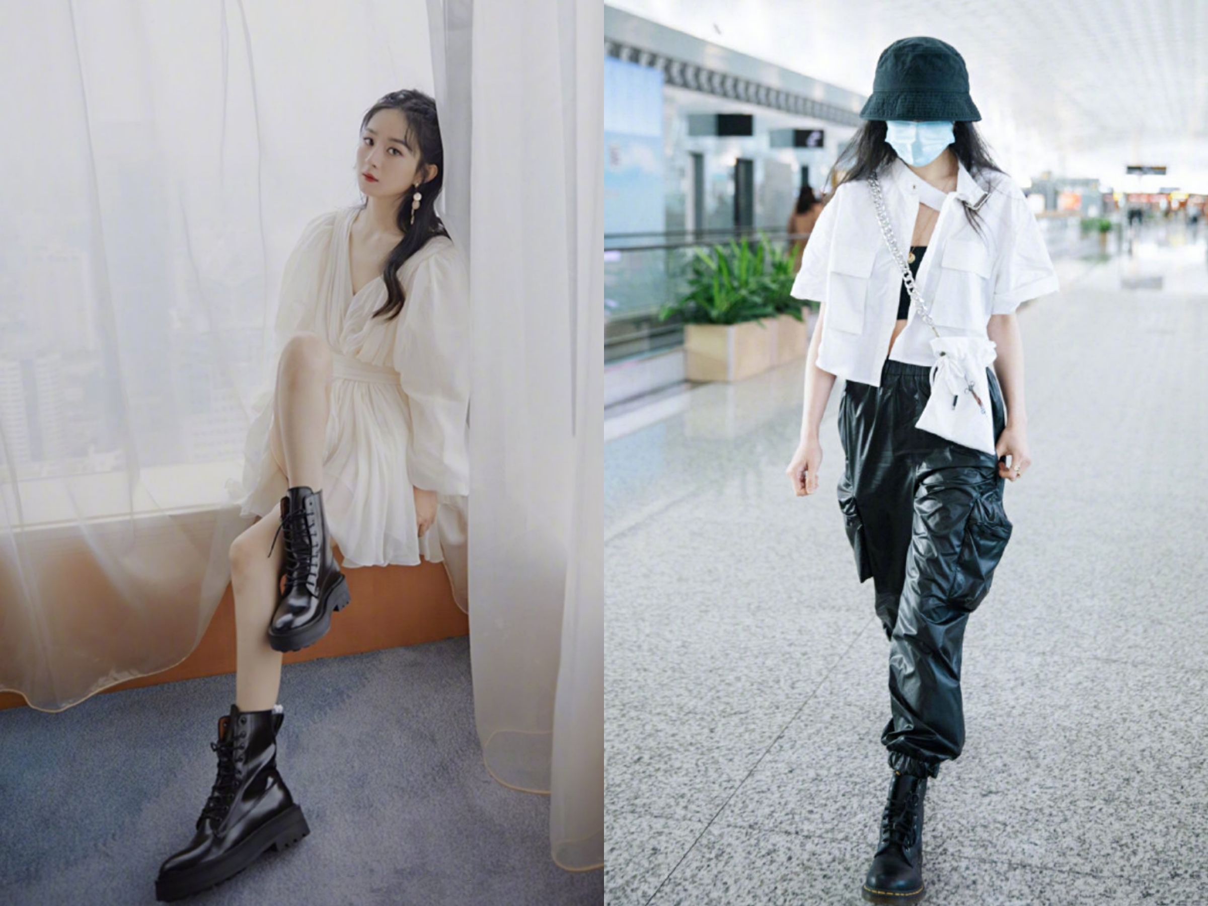 小粗腿适合什么高度的马丁靴,谁说腿粗不能穿紧身裤