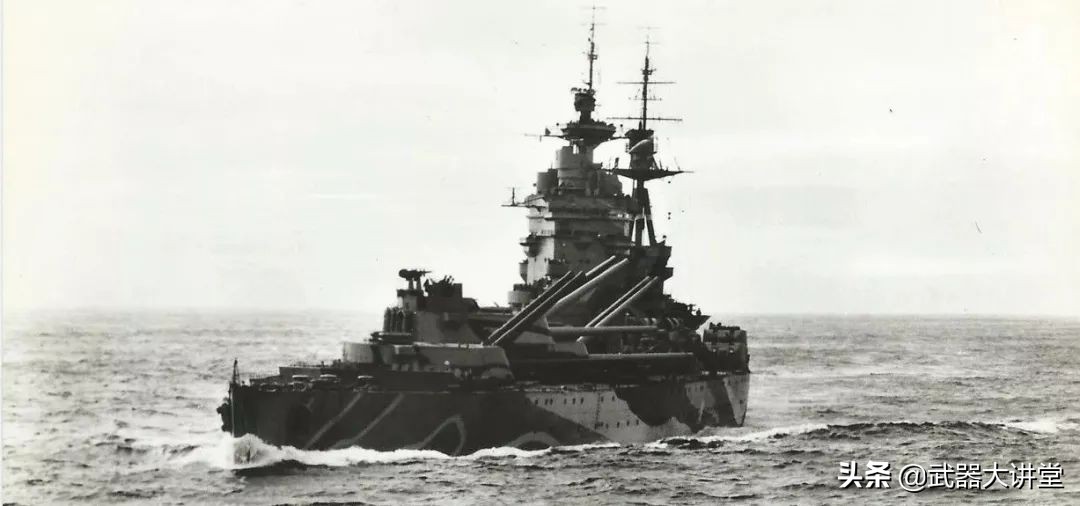 406毫米主炮,巨炮的代表,七巨头之一的英国纳尔逊级战列舰