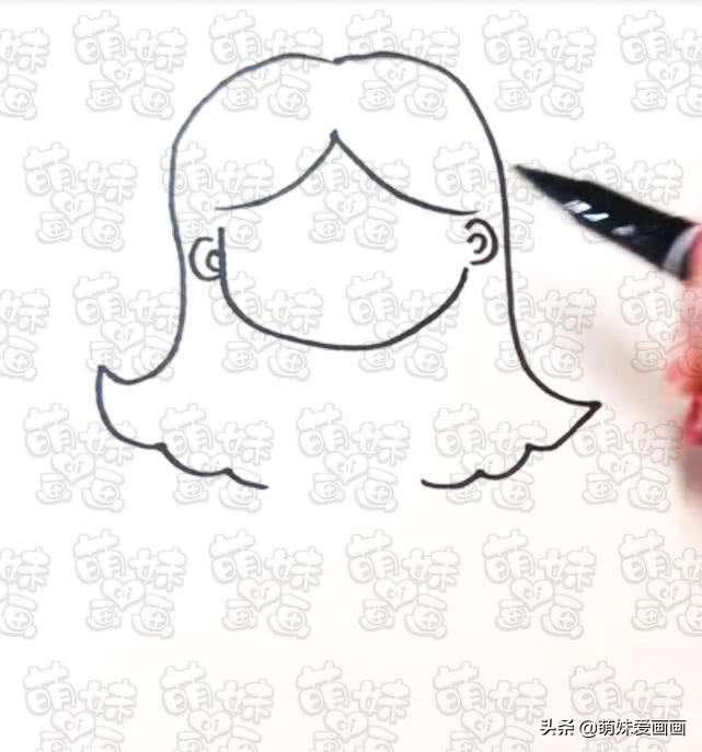 学画可爱的古装小公主简笔画,小公主苏菲亚变成美人鱼的简笔画