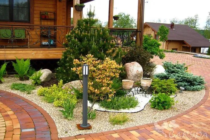 小面积庭院景观,庭院微地形绿化效果图