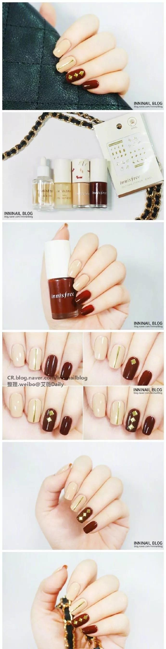 美甲ins风高级感秋冬长款深色磨砂,2023美甲高级感秋冬新款显白单色