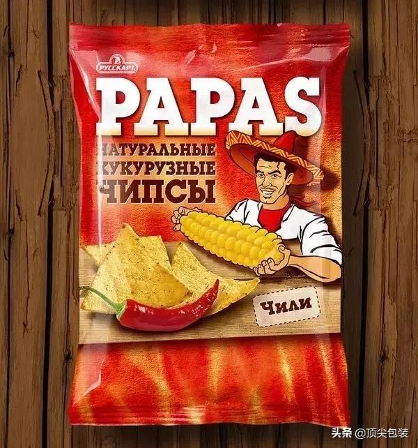 有创意的薯片包装,薯片包装风格