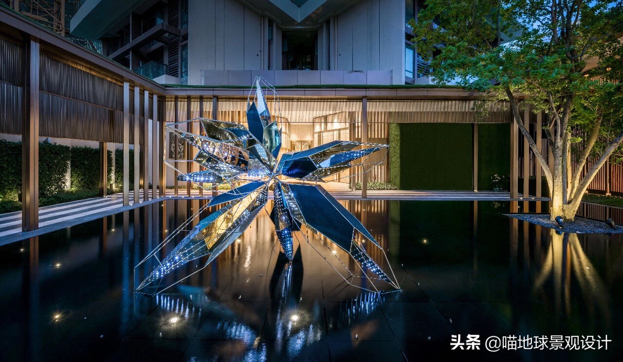 庭院景观设计60平,景观庭院设计大型造景