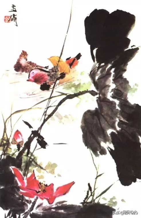 荷花的画法和步骤图解,最简单的荷花画法一学就会