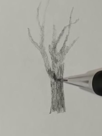 素描风景画基础教学,素描画法风景基础教程