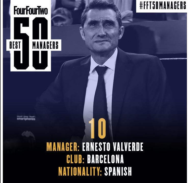 英媒评选50大教头，德尚没有进前5，英超教头获青睐，第一不意外