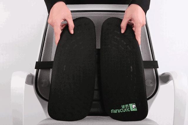 黑科技座椅靠垫,自动便携式腰靠垫