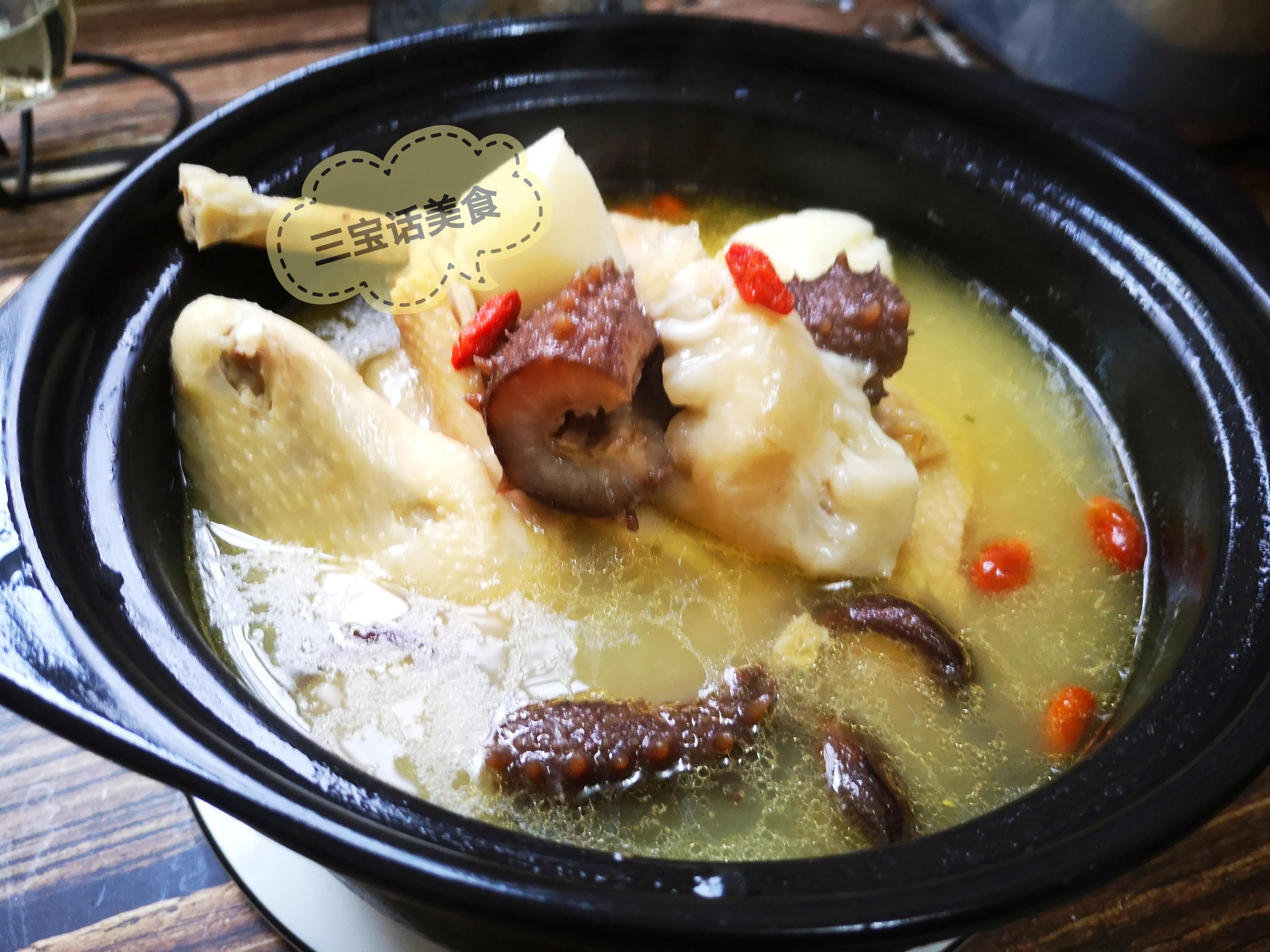 土鸡海参焖花胶,春节花胶海参鸡汤最佳做法