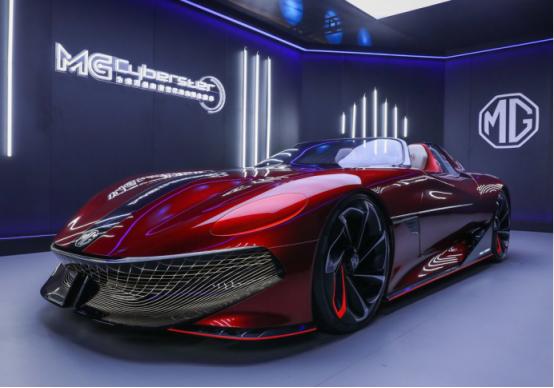 mg首款纯电敞篷跑车首度亮相欧洲,mg跑车最新款