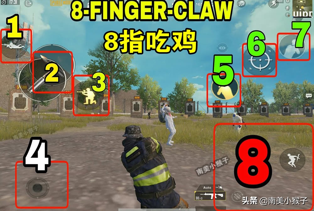 和平精英2指战神键位怎么调,吃鸡战神二指操作键位设置