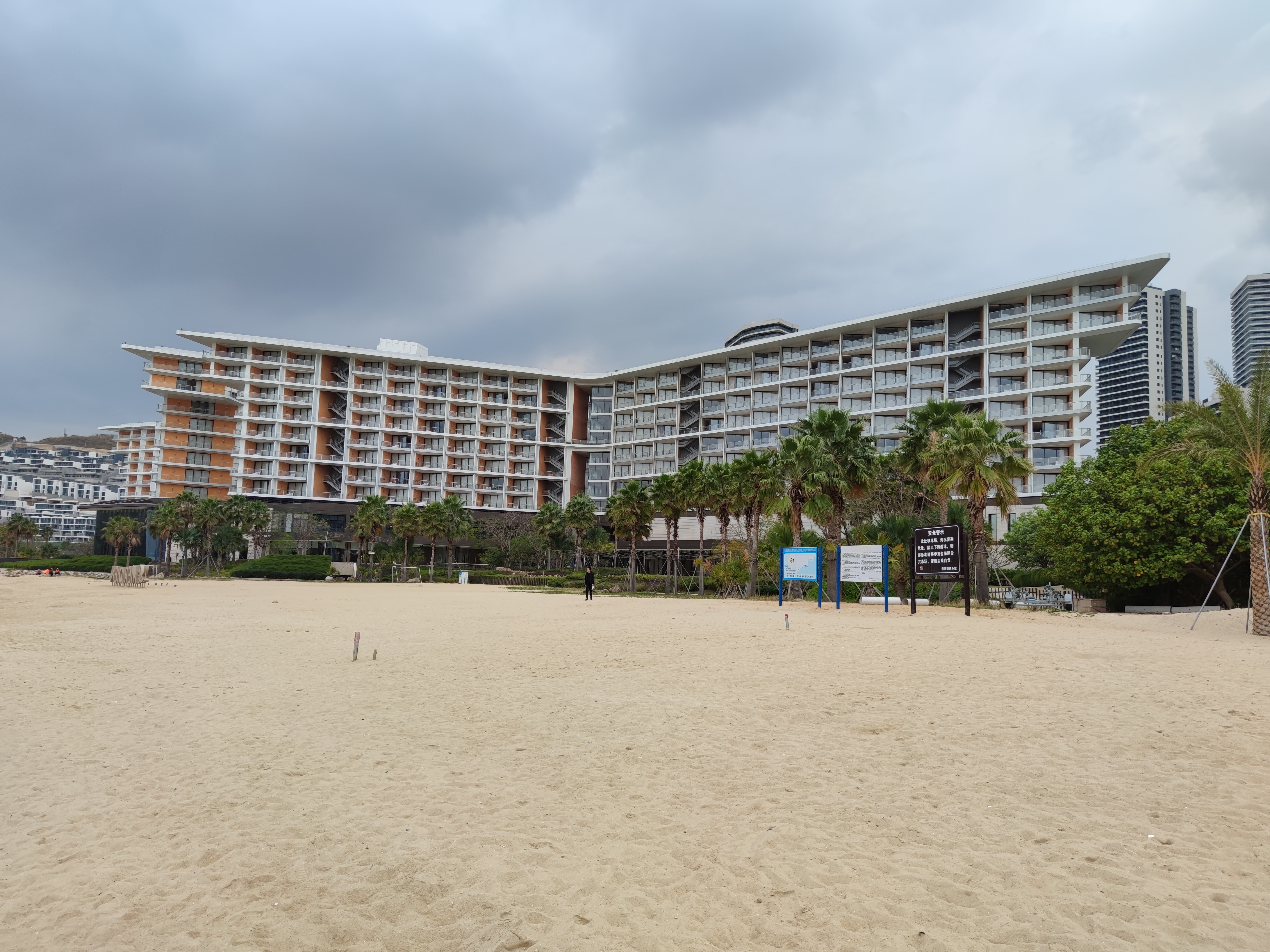 打卡惠州十里银滩，住270°海景房，淡季去海边度假原来是这样