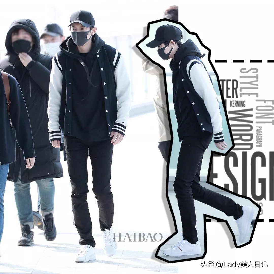 黑色落肩卫衣裤子搭配微胖女生,微胖卫衣搭打底裤穿搭