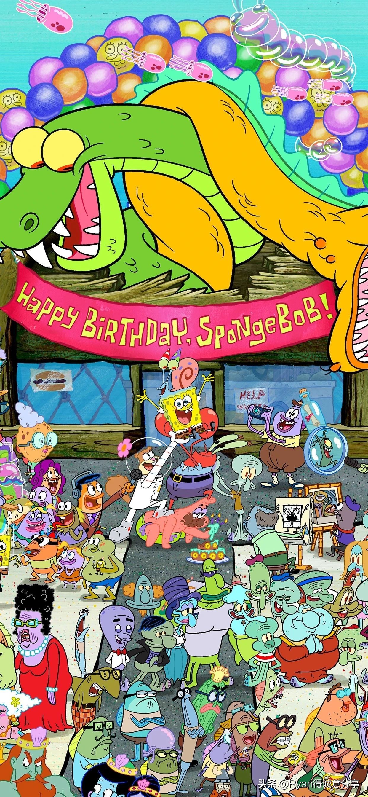 海绵宝宝詹韦连线壁纸,海绵宝宝壁纸桌面主题