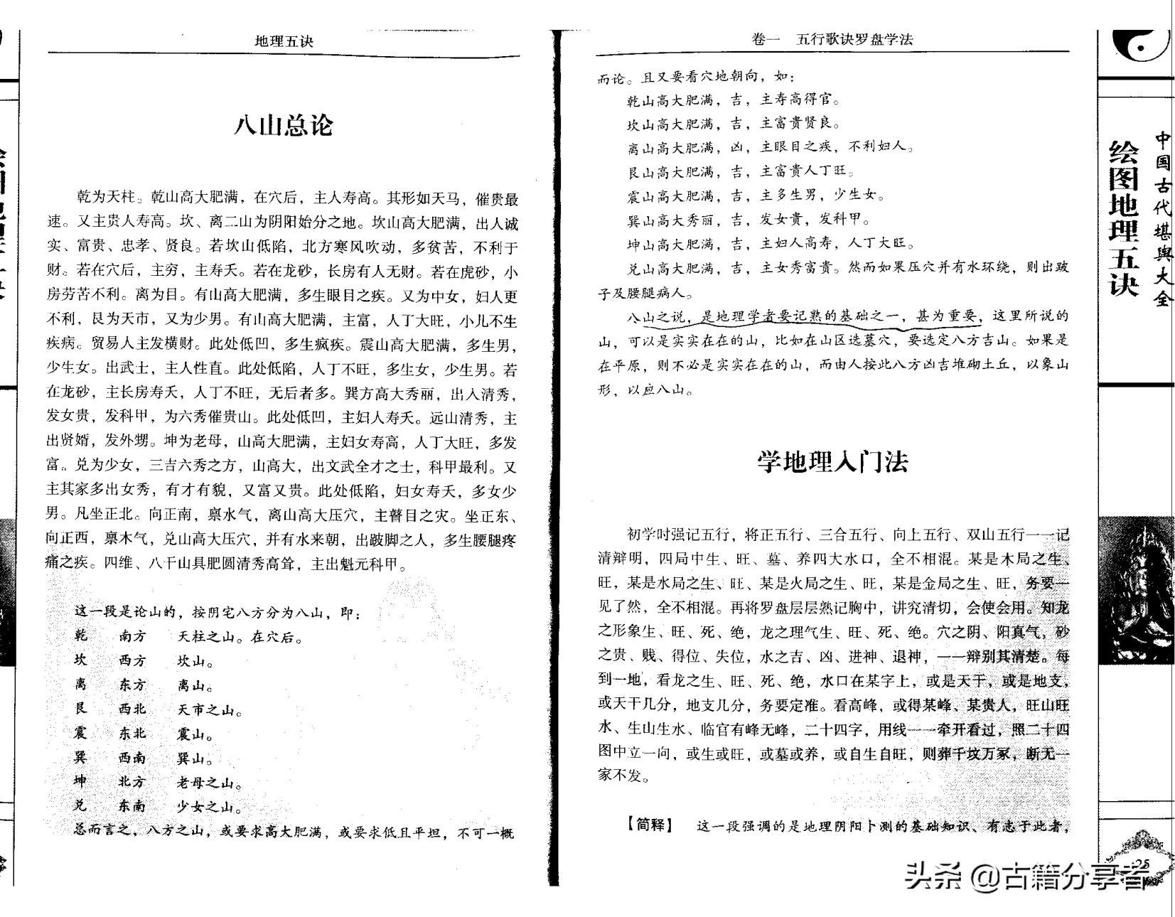 阴宅风水地理五诀图详解,阴阳宅地理风水全集