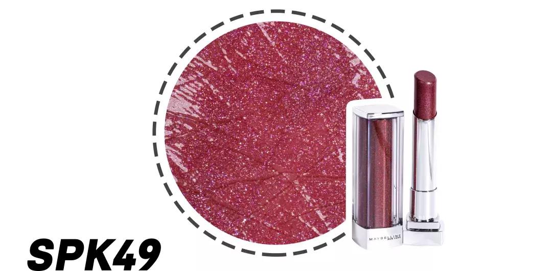 美宝莲星钻小灯管色号,美宝莲小灯管试色14