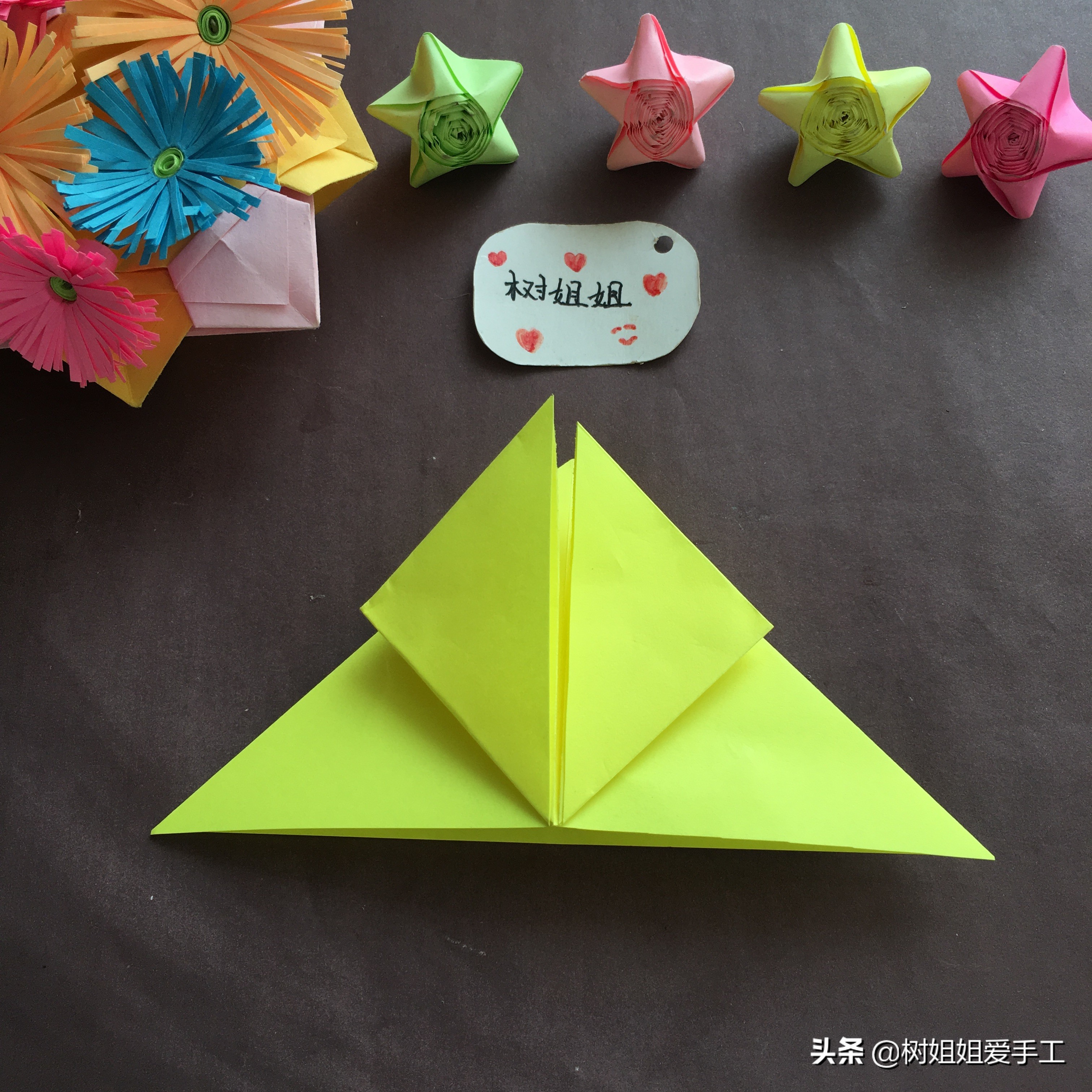 儿童吹气式手提灯笼折纸视频,折纸灯笼解压玩具