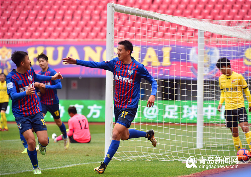 刘龙青岛黄海对富德,青岛黄海刘龙进球视频