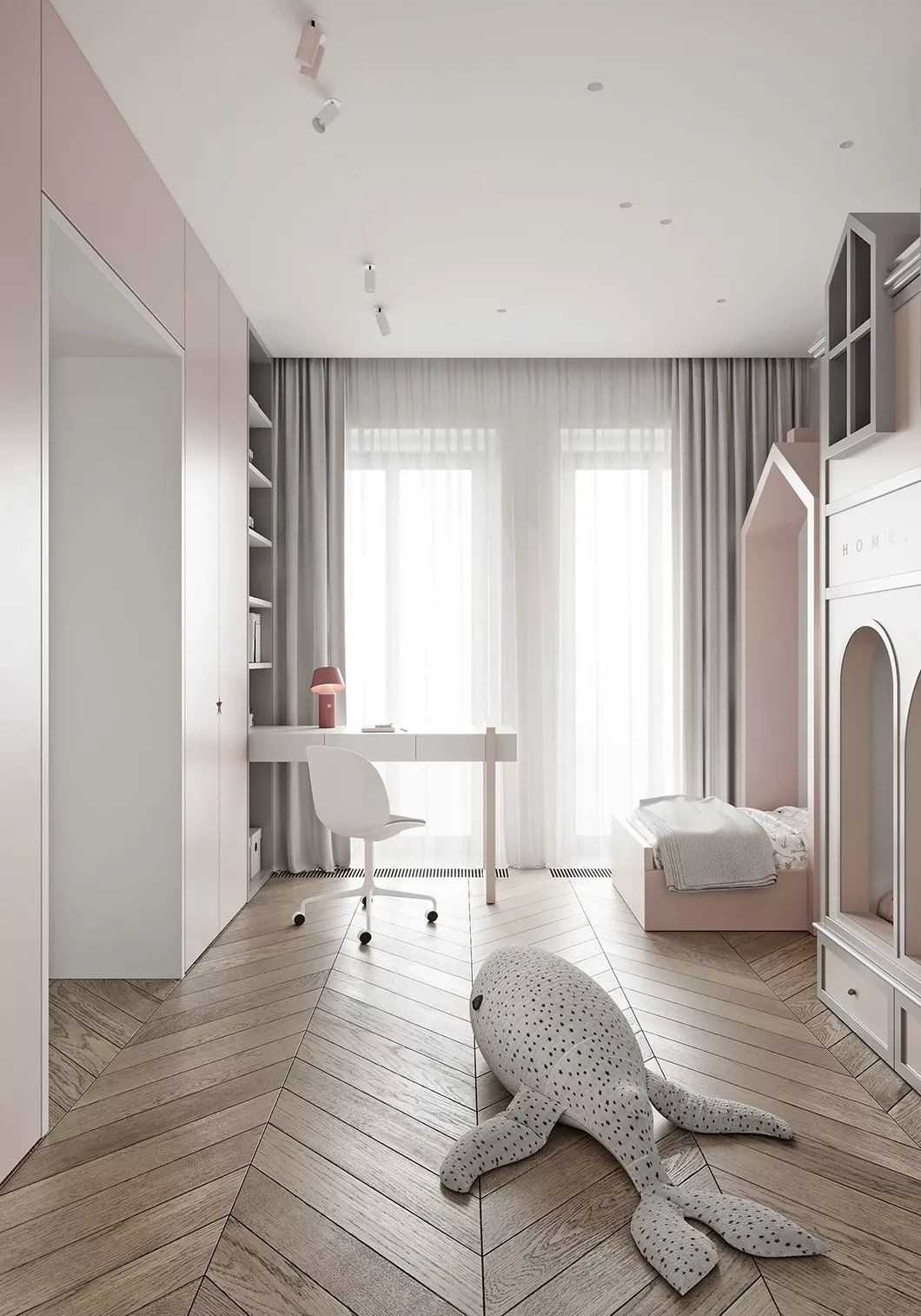 简约舒适高级质感住宅,高级灰现代简约住宅