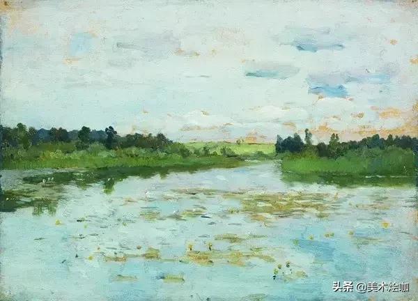 俄国画家列维坦的风景画,俄国画家伊萨克列维坦