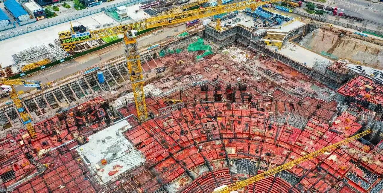 广州恒大足球场进度,恒大足球场施工建设最新进度