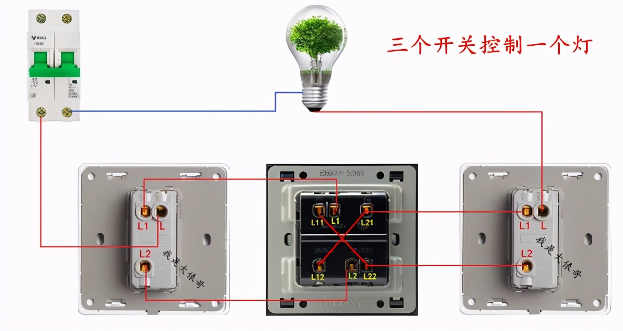 电工正反转电路图和实物接线图,低压电工考试实操实物接线图