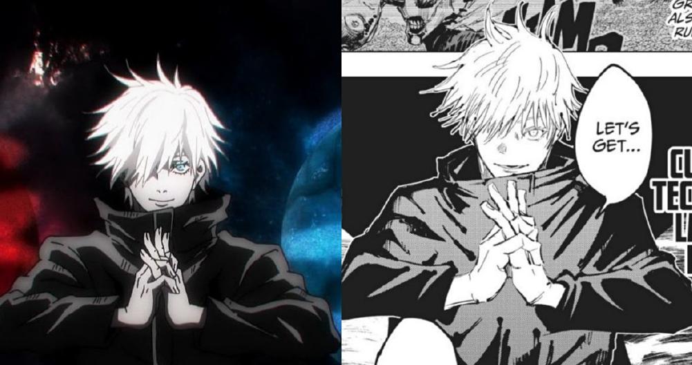 五条悟露脸原版漫画,五条悟动画截图