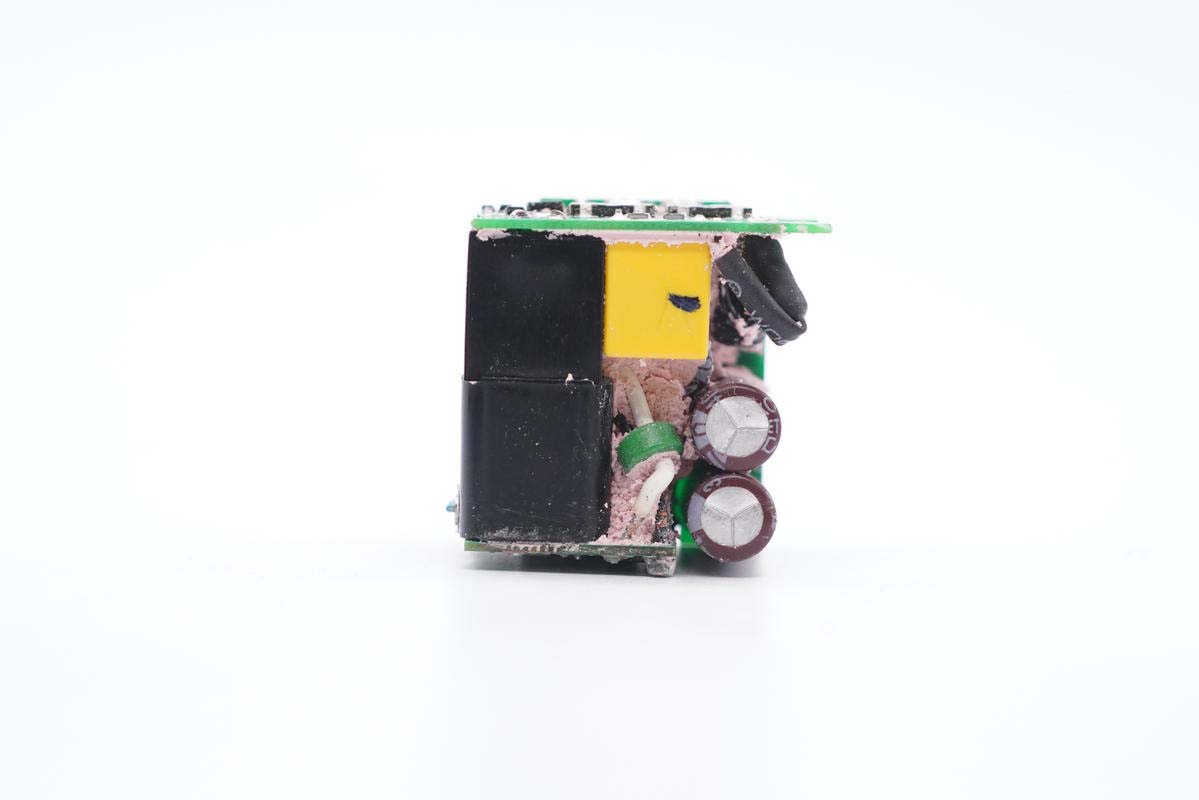 氮化镓快充拆解,双口快充头65w氮化镓拆解