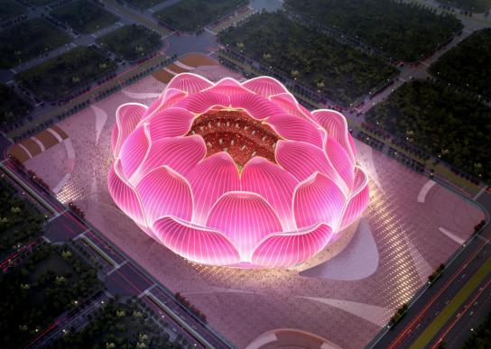 广州恒大足球场外观设计图,广州恒大荷花足球场视频