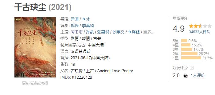 周冬雨古装剧千古玦尘结局,周冬雨新剧千古玦尘颜值