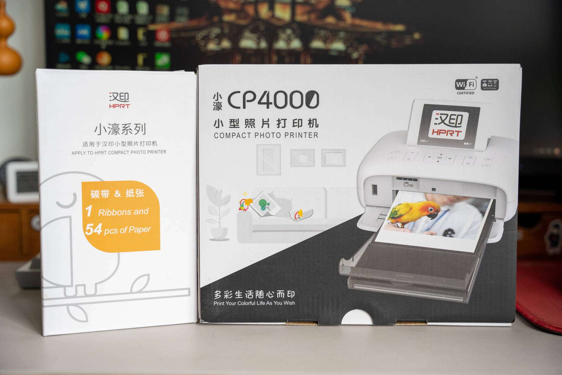 汉印照片打印机cp4100使用教程,cp4000l小型照片打印机怎么使用