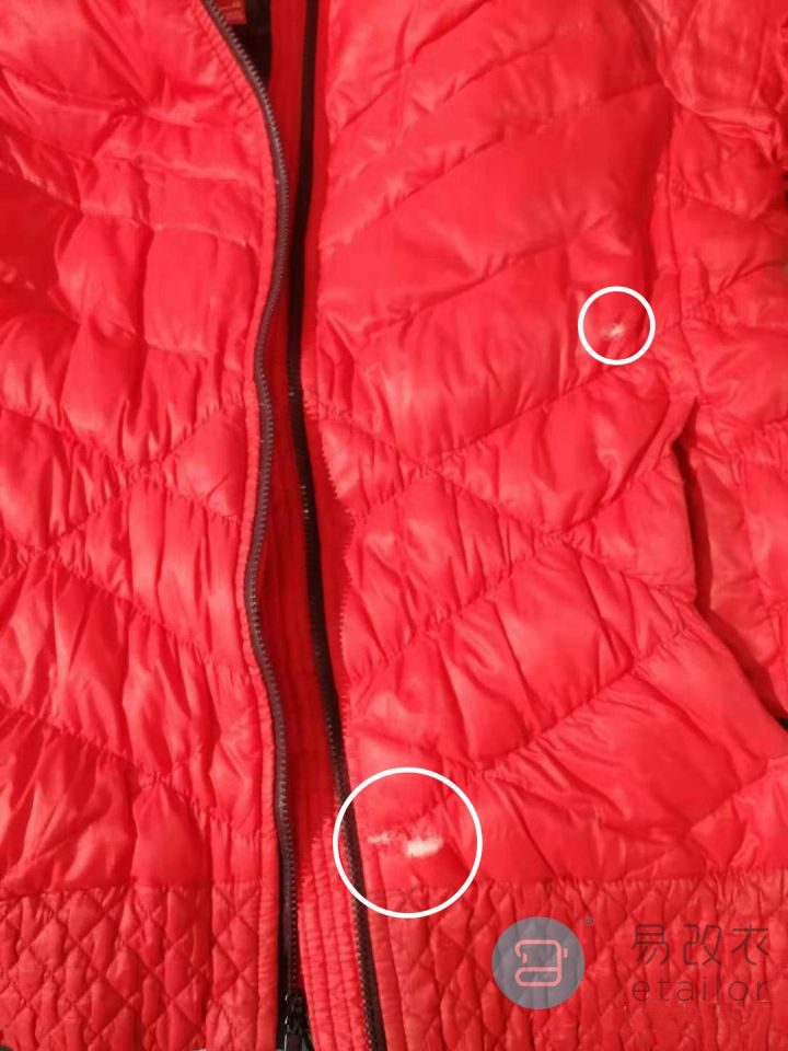 北面羽绒服刮破了怎么无痕修补,阿迪羽绒服被刮个大口子怎么修补